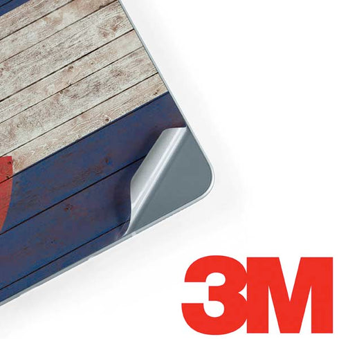 Colorado Flag Dark Wood Galaxy Book 12in Skin