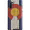 Colorado Flag Dark Wood Galaxy Note 10 Pro Case