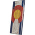 Colorado Flag Dark Wood Galaxy Note 10 Skin