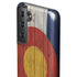 Colorado Flag Dark Wood Galaxy S21 FE Pro Case