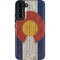 Colorado Flag Dark Wood Galaxy S22 Plus Pro Case