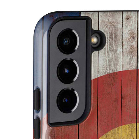 Colorado Flag Dark Wood Galaxy S22 Plus Pro Case