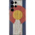 Colorado Flag Dark Wood Galaxy S22 Ultra Skin