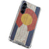 Colorado Flag Dark Wood Galaxy S23 FE Clear Case