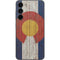 Colorado Flag Dark Wood Galaxy S23 Plus Skin