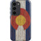 Colorado Flag Dark Wood Galaxy S23 Pro Case