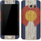 Colorado Flag Dark Wood Galaxy S7 Edge Skin