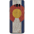 Colorado Flag Dark Wood Galaxy S8 Skin