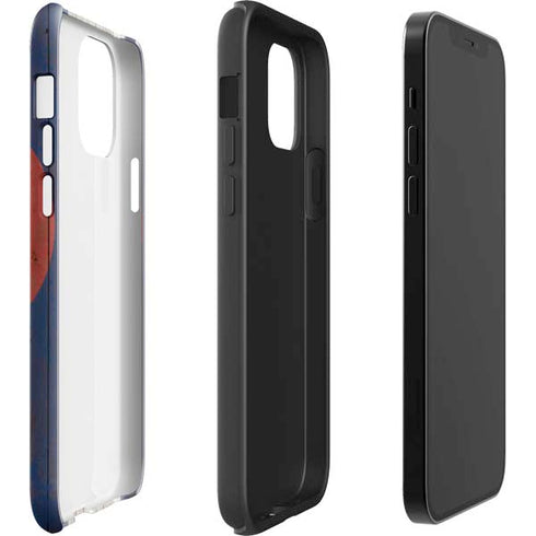 Colorado Flag Dark Wood iPhone 12 Pro Impact Case