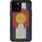 Colorado Flag Dark Wood iPhone 12 Pro Waterproof Case