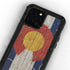 Colorado Flag Dark Wood iPhone 12 Pro Waterproof Case
