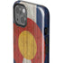 Colorado Flag Dark Wood iPhone 15 Impact Case