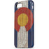 Colorado Flag Dark Wood iPhone 7 Pro Case