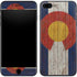 Colorado Flag Dark Wood iPhone 8 Plus Skin
