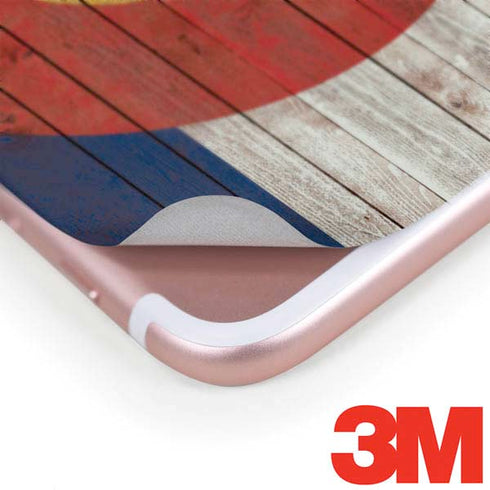 Colorado Flag Dark Wood iPhone 8 Plus Skin