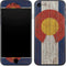 Colorado Flag Dark Wood iPhone 8 Skin