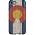 Colorado Flag Dark Wood iPhone SE (2nd & 3rd Gen) Pro Case