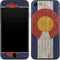 Colorado Flag Dark Wood iPhone SE (2nd & 3rd Gen) Skin
