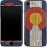 Colorado Flag Dark Wood iPhone SE (2nd & 3rd Gen) Skin