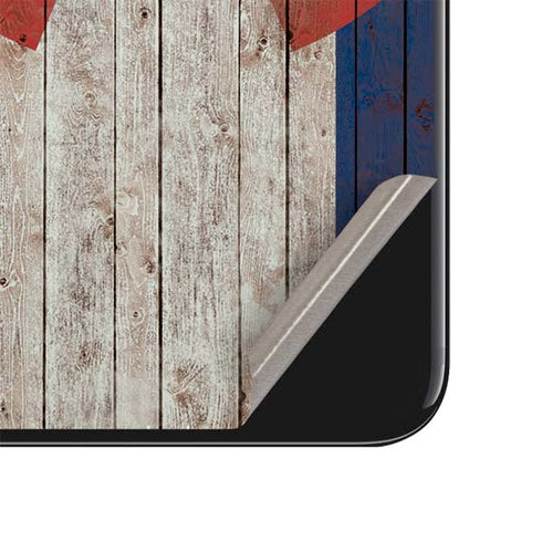 Colorado Flag Dark Wood iPhone SE (2nd & 3rd Gen) Skin