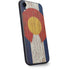Colorado Flag Dark Wood iPhone XR Skin