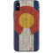 Colorado Flag Dark Wood iPhone XS Max Skin