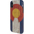 Colorado Flag Dark Wood iPhone XS Pro Case