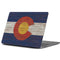 Colorado Flag Dark Wood Apple MacBook Pro 13-inch Skin