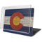 Colorado Flag Dark Wood MacBook Pro 13in (2020) Case plus Skin