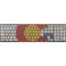 Colorado Flag Dark Wood Magic Keyboard with Numeric Keypad Skin