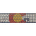 Colorado Flag Dark Wood Magic Keyboard with Numeric Keypad Skin