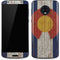 Colorado Flag Dark Wood Moto G6 Skin