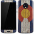 Colorado Flag Dark Wood Moto G6 Skin