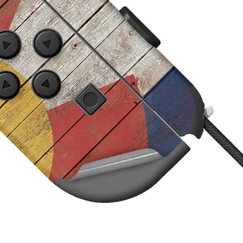 Colorado Flag Dark Wood Nintendo Joy-Con (L/R) Controller Skin