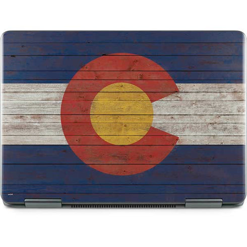 Colorado Flag Dark Wood Notebook 9 Pro 13in (2017) Skin