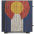 Colorado Flag Dark Wood NZXT H510 Compact ATX Mid-Tower Case Skin