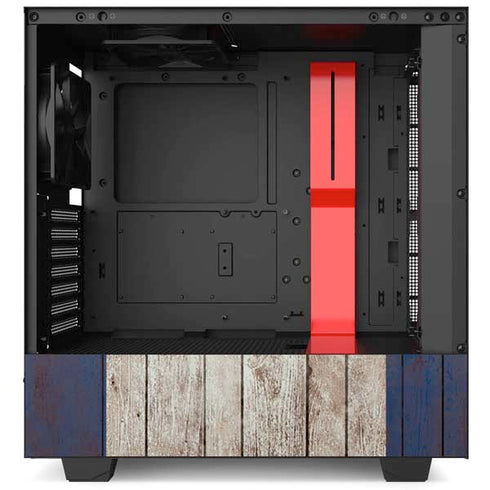 Colorado Flag Dark Wood NZXT H510 Compact ATX Mid-Tower Case Skin