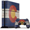 Colorado Flag Dark Wood PS4 Console and Controller Bundle Skin
