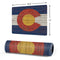 Colorado Flag Dark Wood Gaming Mouse Pad