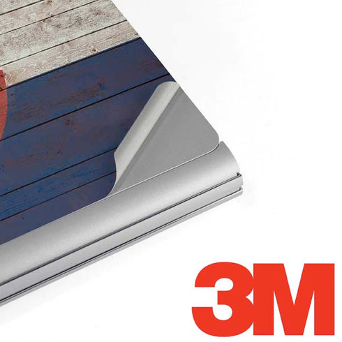Colorado Flag Dark Wood Surface Book 2 15in Skin