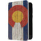 Colorado Flag Dark Wood Surface Duo Skin