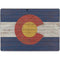 Colorado Flag Dark Wood Surface Pro 8 Skin