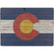 Colorado Flag Dark Wood Surface Pro 9 Skin