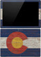 Colorado Flag Dark Wood Surface Pro (2017) Skin