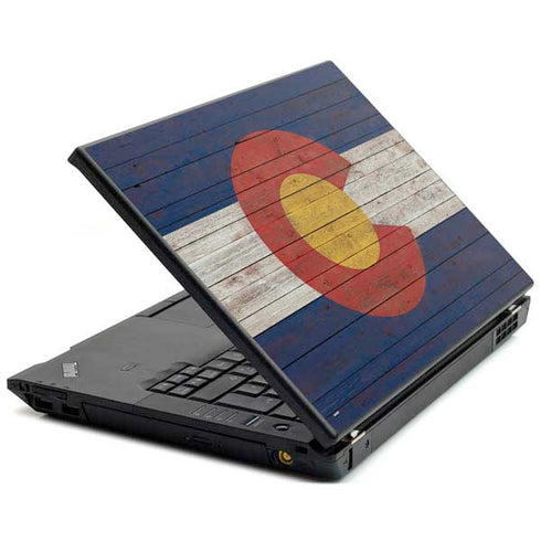 Colorado Flag Dark Wood T440s Skin