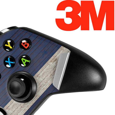 Colorado Flag Dark Wood Xbox One S Controller Skin