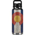 Colorado Flag Dark Wood YETI Rambler 36oz Bottle Skin