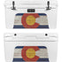 Colorado Flag Dark Wood YETI Tundra 65 Hard Cooler Skin