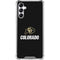 University of Colorado CU Logo on Black Galaxy A15 5G Clear Case