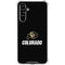 University of Colorado CU Logo on Black Galaxy A54 5G Clear Case